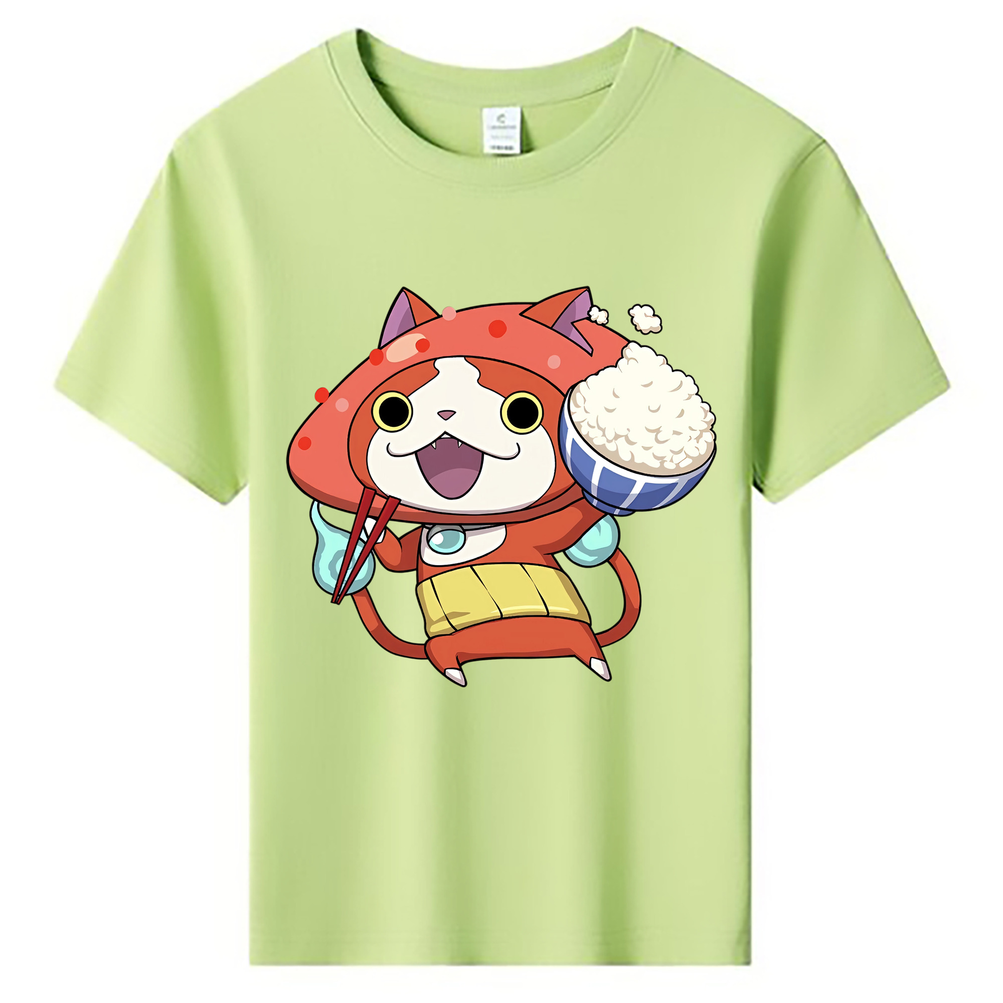 （画像用） 妖怪ウォッチ Yo-kai Watch 綿100％キッズTシャツ（フロントプリント）